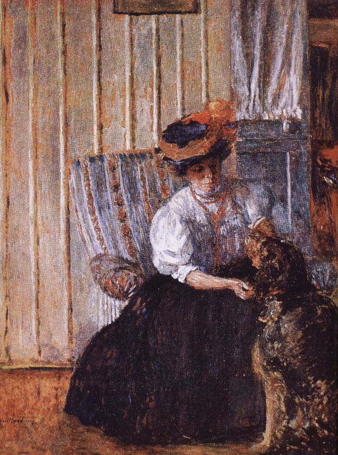 Edouard Vuillard Her dog